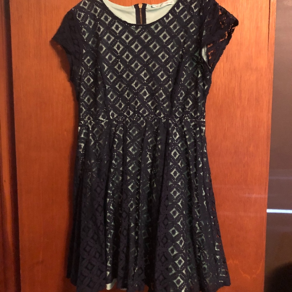 Blue Lace Dress